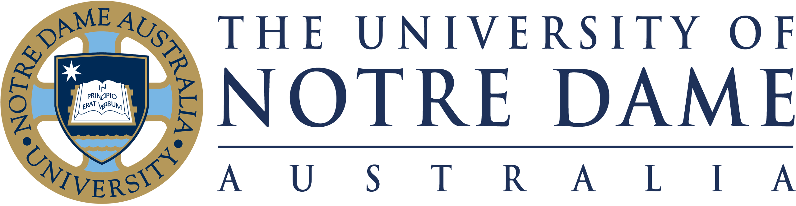 university of notre dame australia transp logo